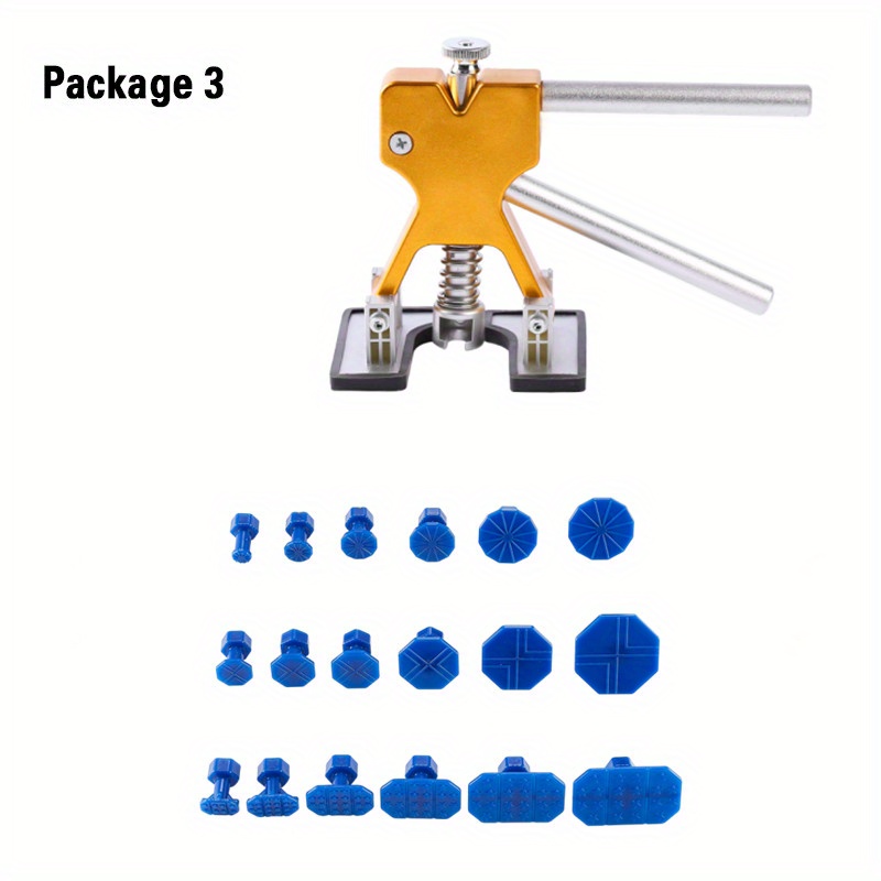 2inch Kit de Réparation de Carrosserie de Voiture Dent Puller Ventouse de  Voiture Pad Kit de Réparation Noir 