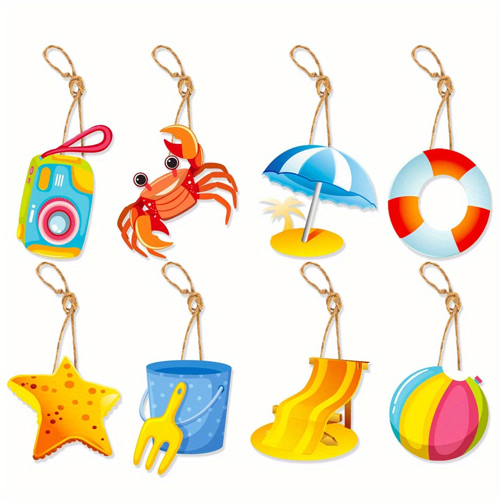 Hawaiian Beach Charm New Arrival Summer Theme Birthday Party - Temu ...