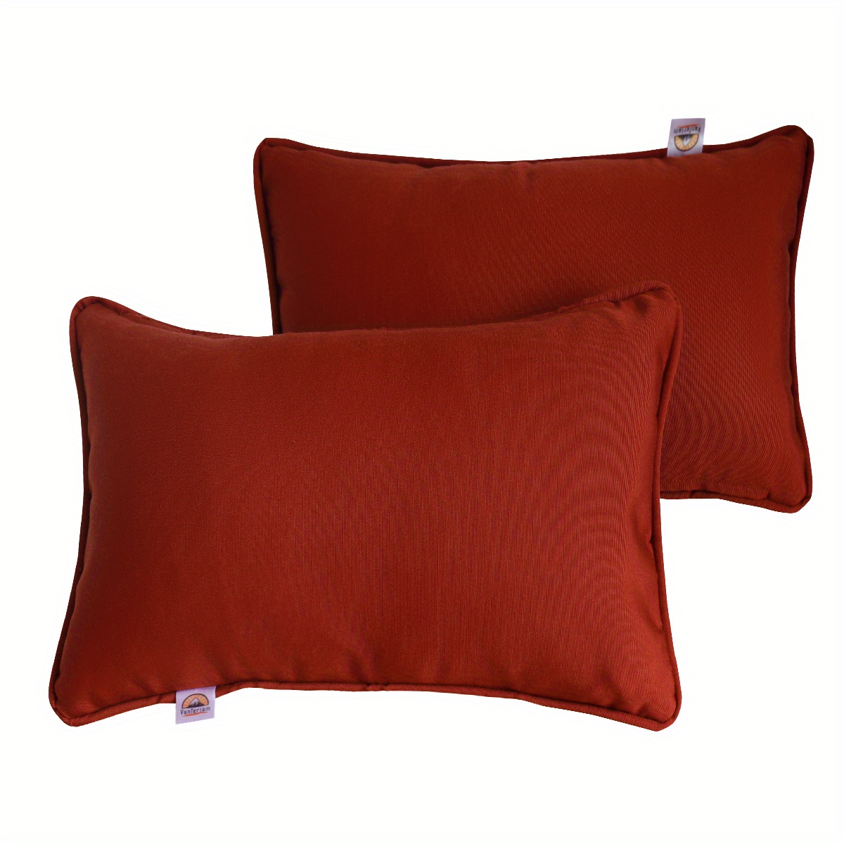 Brick red outdoor discount pillows