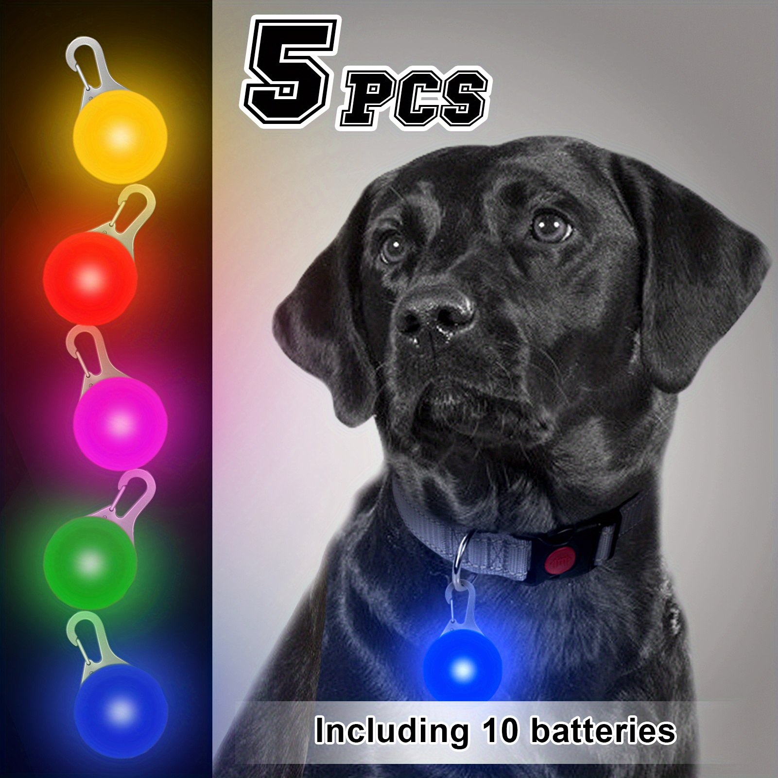 Collar para perros con luz LED
