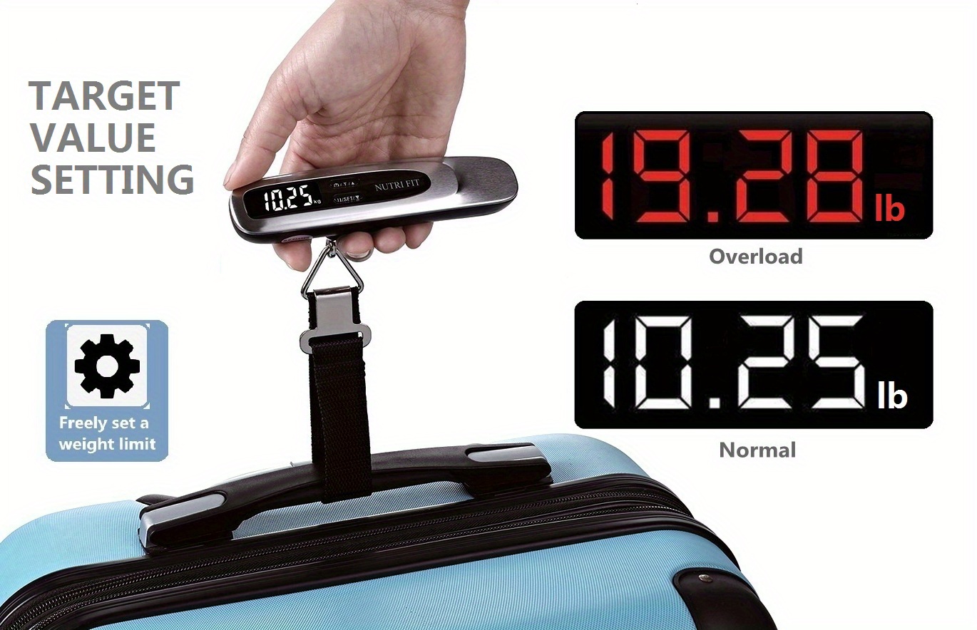 Balanza electrónica de bolsillo para pesar equipaje un dispositivo para  medir el peso