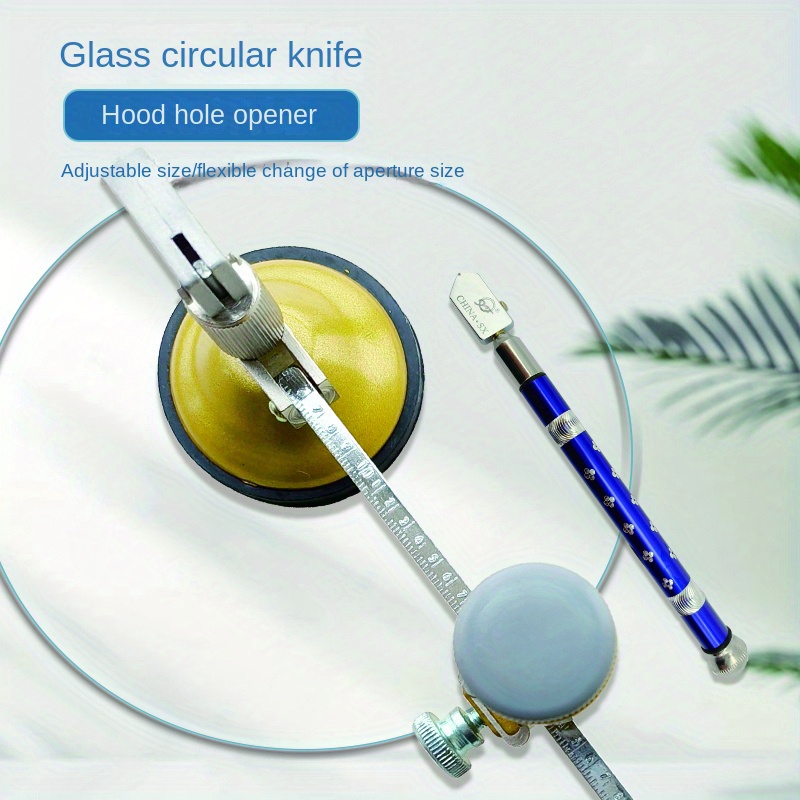 Heavy Duty Round Glass Cutter Round Diameter Adjustable - Temu