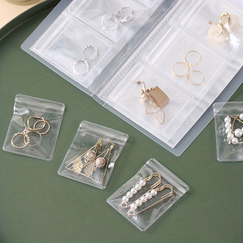 Transparent Jewelry Storage Book Foldable Storage Album - Temu