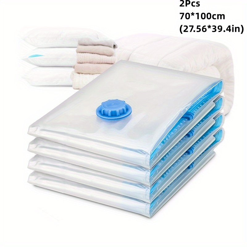 Vacuum Storage Bags, Sealer Bags, Convenient Vacuum Bag, Space Saver Bag  For Clothes, Mattress, Blanket, Duvets, Pillows, Comforters, Travel,  Moving, Home Storage & Organization (air Pump Not Included) - Temu