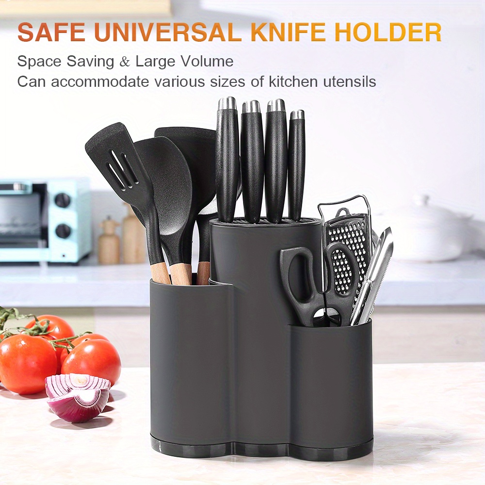 Safety Universal Knife Holder 3 in 1 2 in 1 Kitchen Utensil - Temu