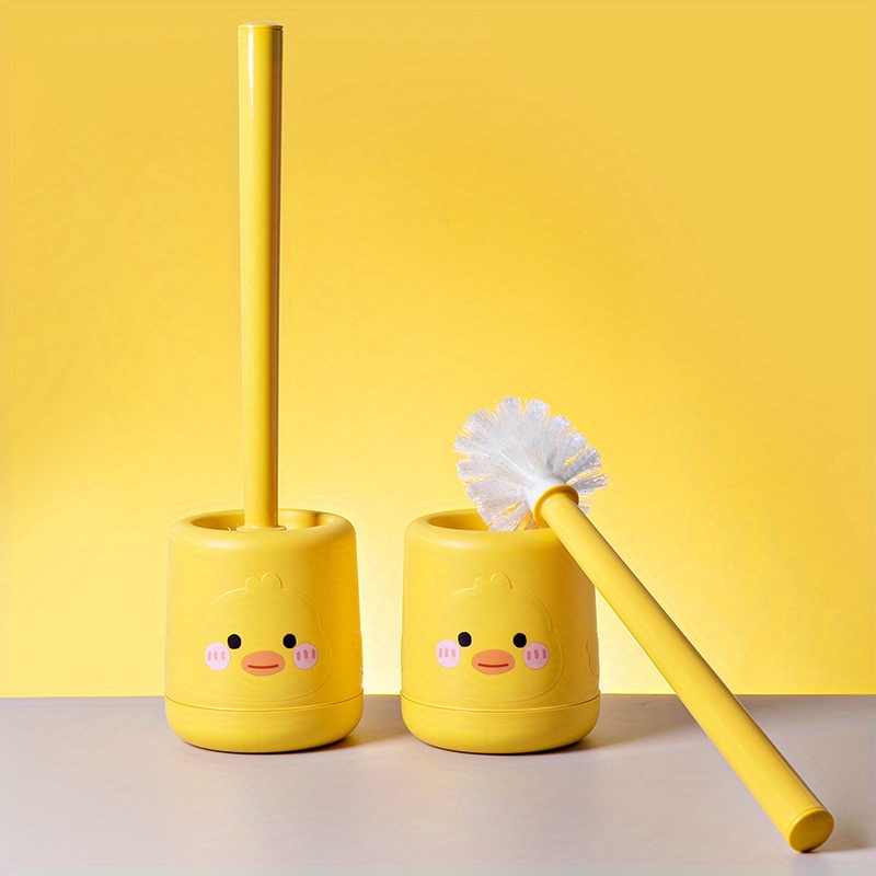 Hot Sale Bathroom Cleaning Tools Yellow Plastic Toilet Brush with Holder  Set - China Dish Brush and Home Cleaning price