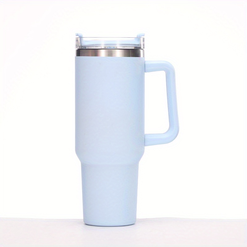 40oz Stainless Steel Vacuum Cup - Large Capacity, Portable Water Bottle With Straw - Perfect Gift For Men & Women On Valentine's, Christmas & Birthdays!