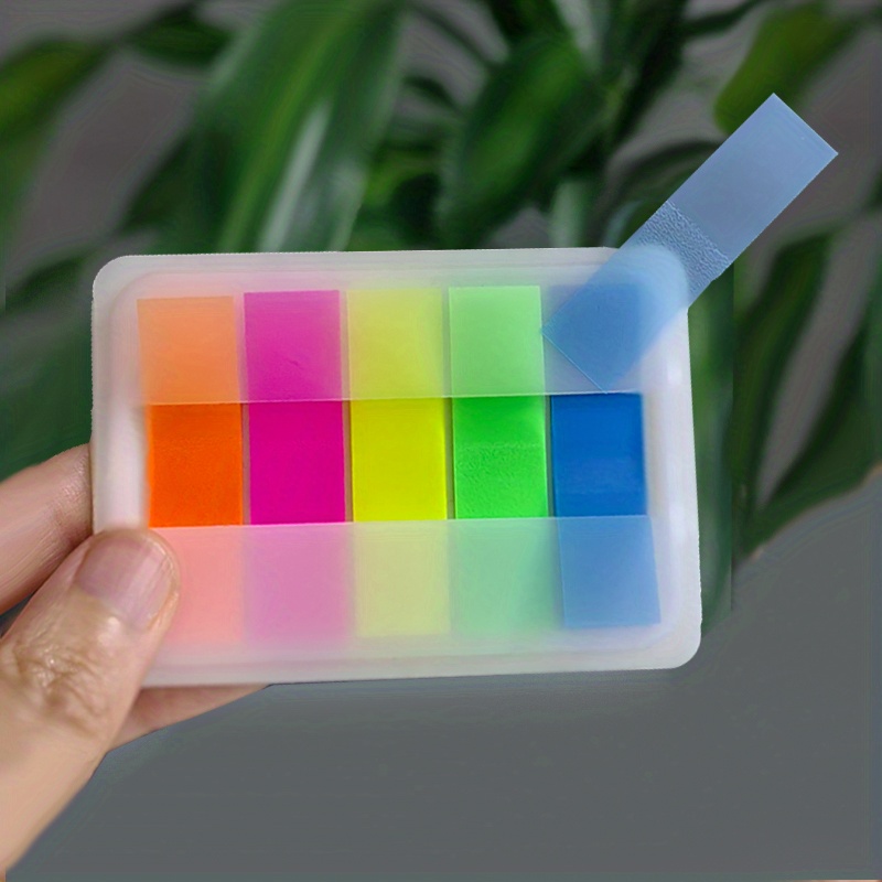 

Xym Transparent Sticky Notes - Waterproof, Self-adhesive Memo Pads For Office & School Use