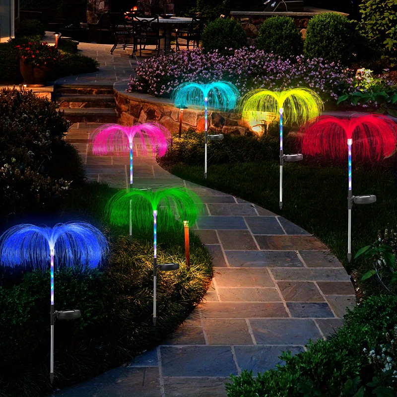 Solar Garden Lawn Lights Solar Jellyfish Light Outdoor - Temu