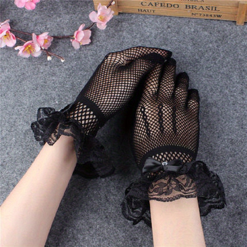  Schmoopy Women Lace Gloves for for Wedding, Tea Party