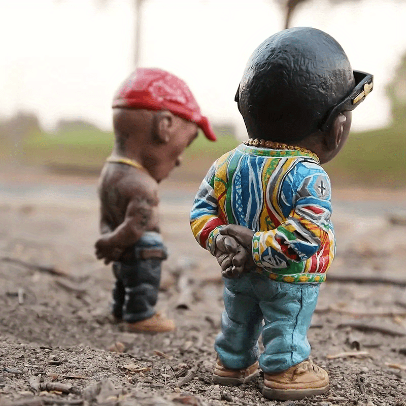 Rapper Resin Statue Legend Commemorative Resin Ornament Hip Temu