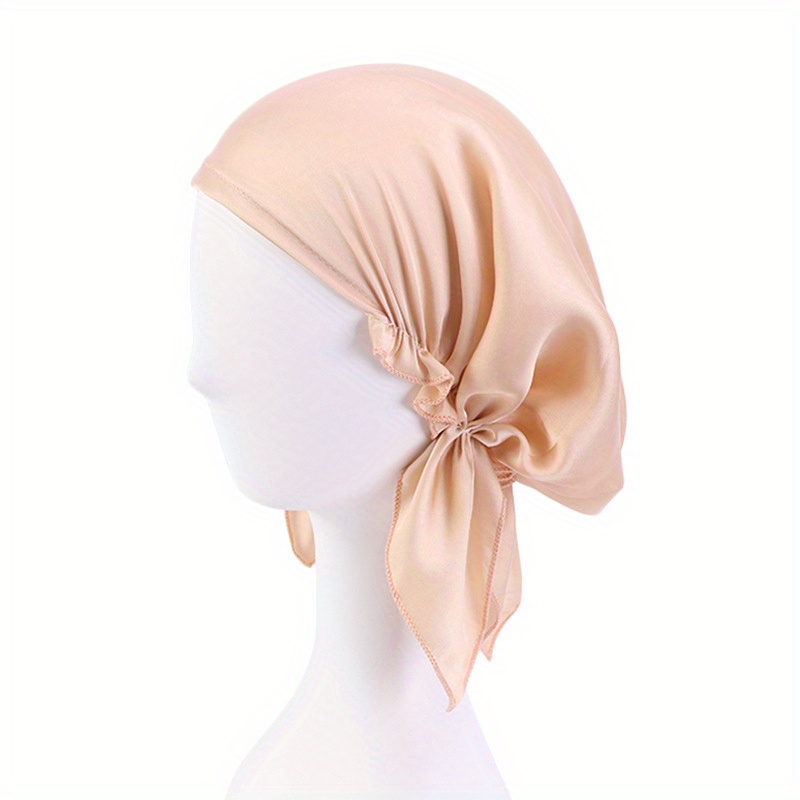 Satin Silky Sleeping Cap for Comfortable Sleep