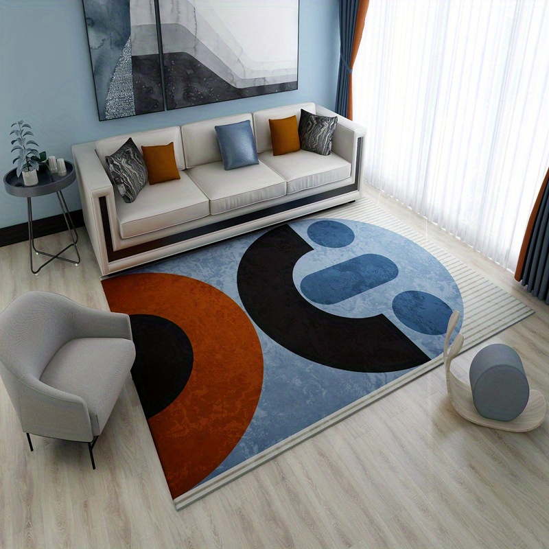 Abstract Industrial Soft Area Rug – Modern Rugs and Decor