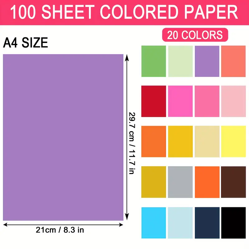 Coloured Paper Plain Handmade Paper Children's Student Paper - Temu