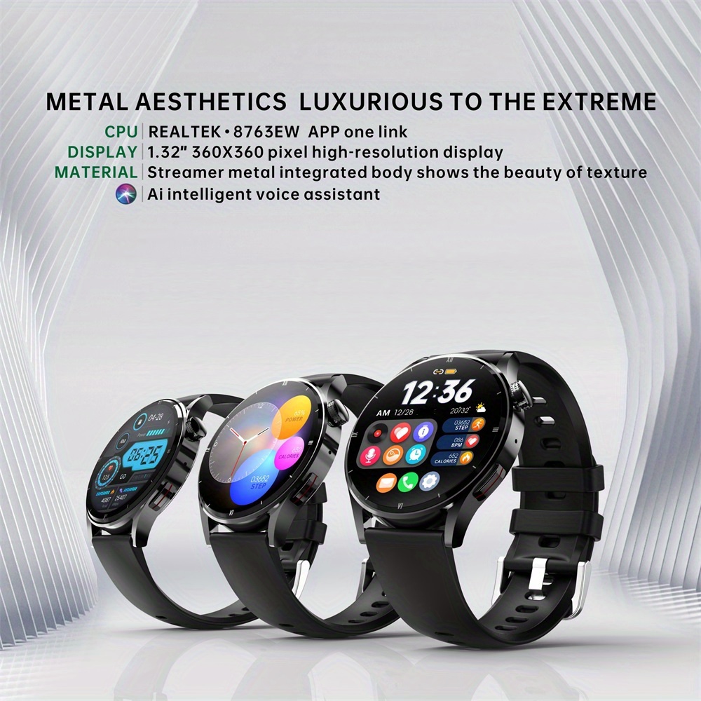 Smart Watch for Women, Dial Answer Calls Smartwatch for Android iOS Phones  Waterproof Activity Fitness Tracker with 1.32 Full Touch Screen 20 Sports