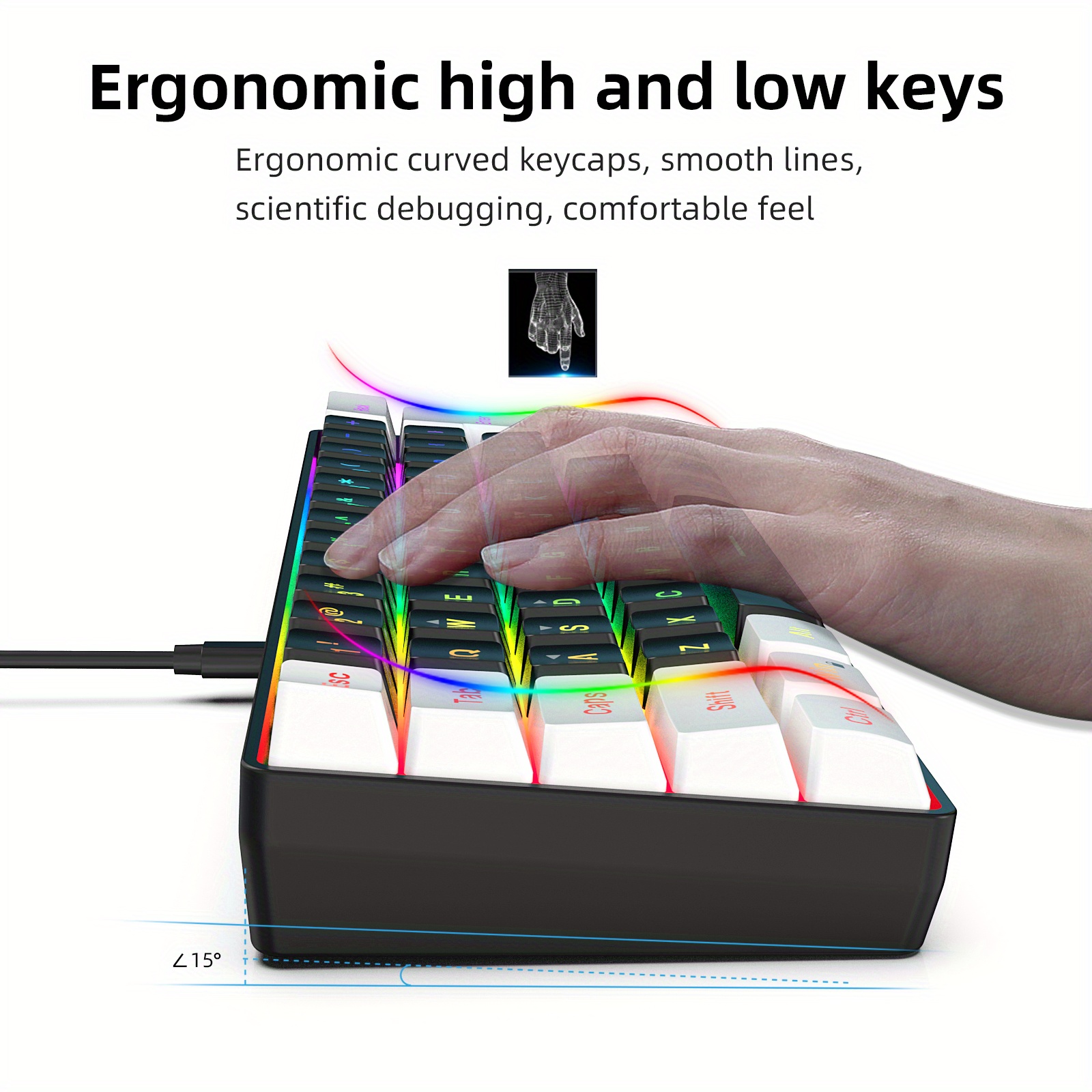 Boling Petit clavier à membrane Clavier à membrane de jeu à une