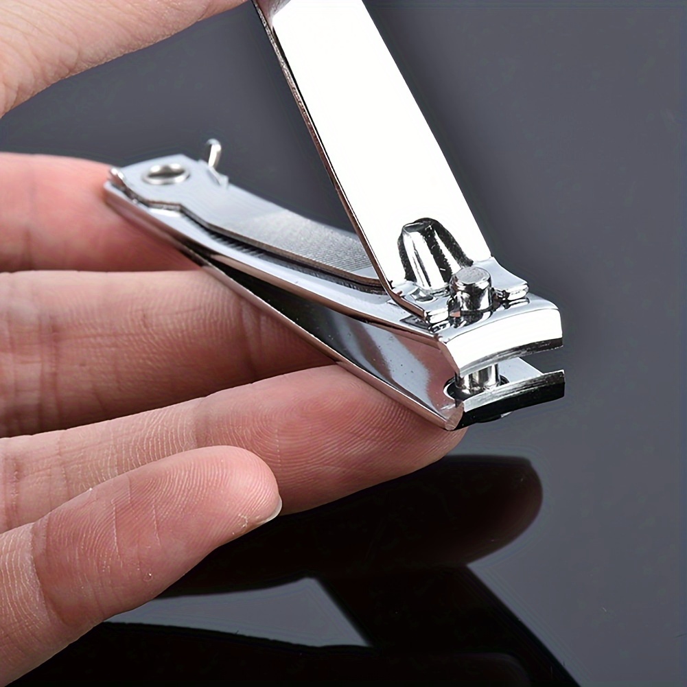 Foldable Long Handle Toenail Clippers Scissors with Magnifier for