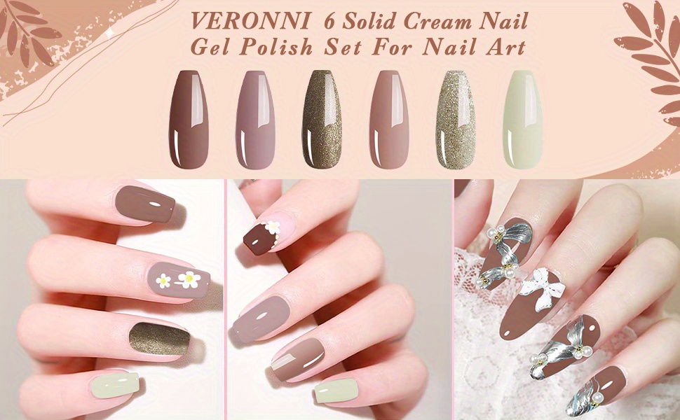 Charm For You Gel Nail Polish 16 Colors Nude Neutral Brown - Temu