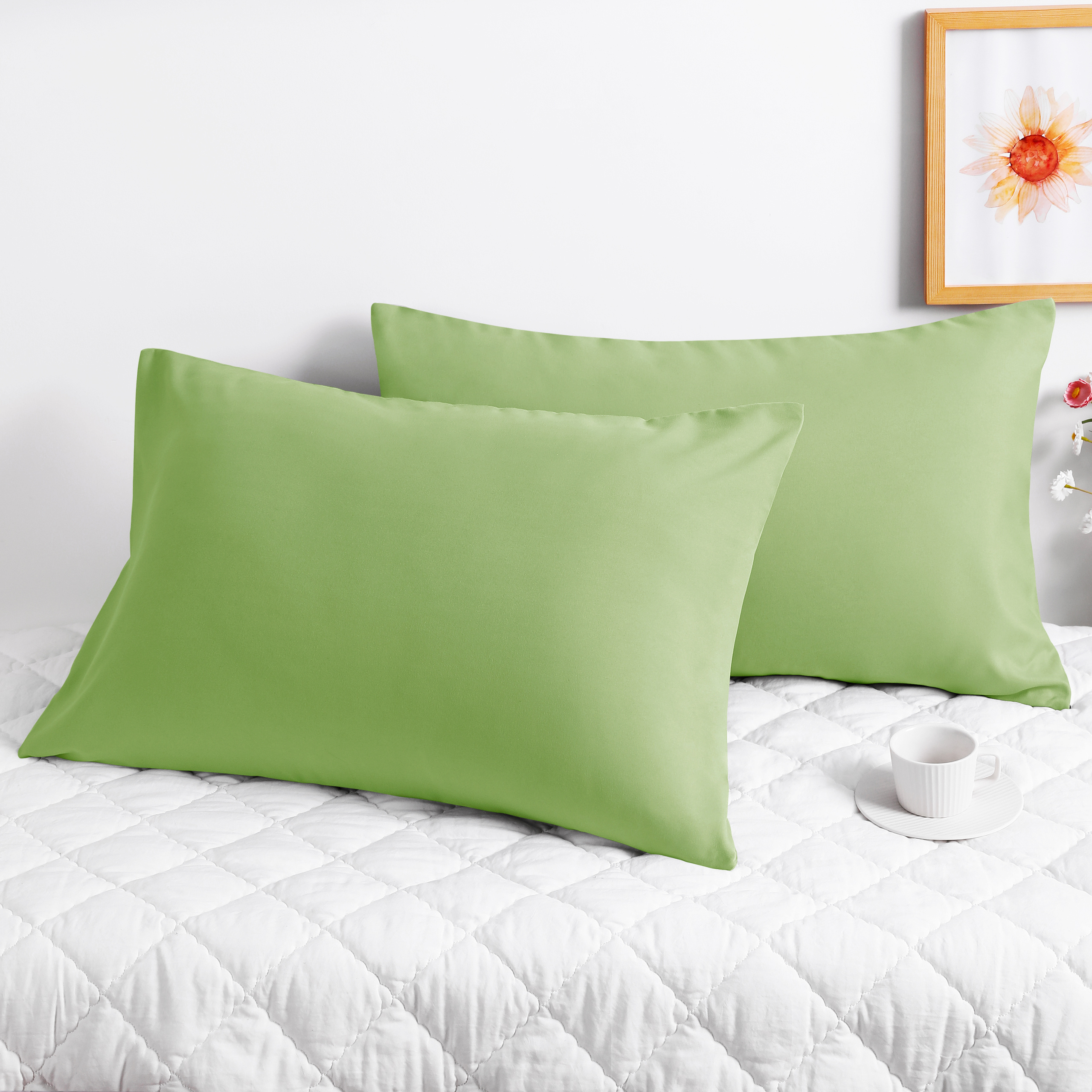 Neon green pillow online cases