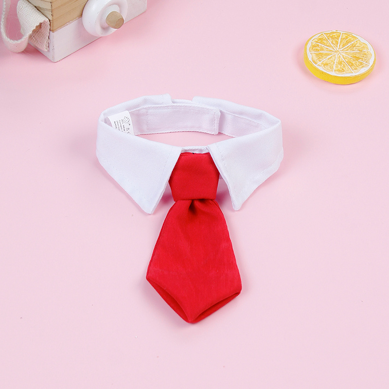 Chic Striped Pet Tie Collar - Polyester Bow Tie Accessory For Small/medium , Perfect For , Dog Bow Tie