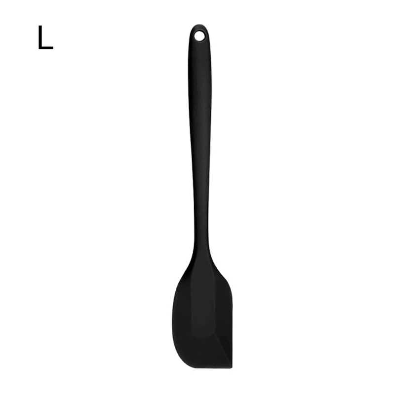 21CM Hot Universal Heat Resistant Integrate Handle Silicone Spoon Scraper  Spatula Ice Cream Cake Kitchen Tool Utensil