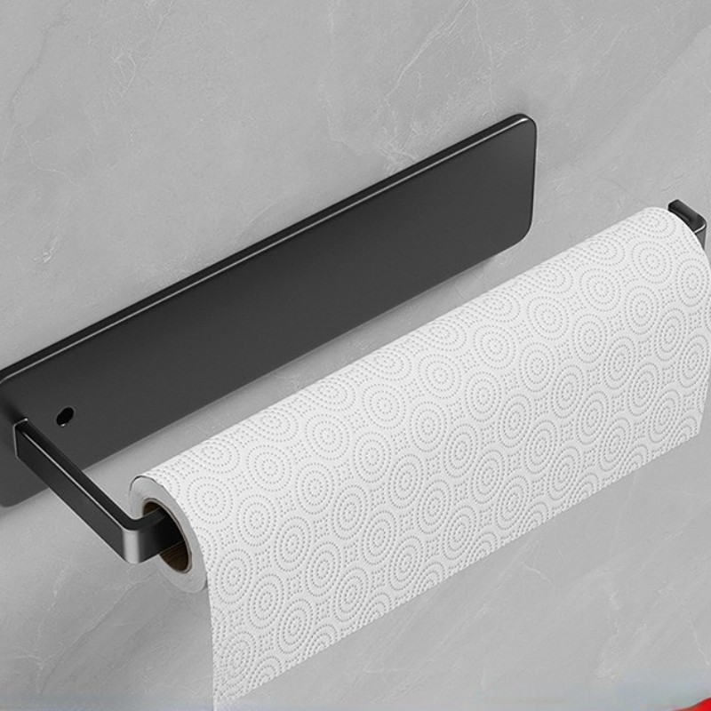 Paper Towel Rack In Kitchen Toilet, Non-perforated Cabinet, Paper