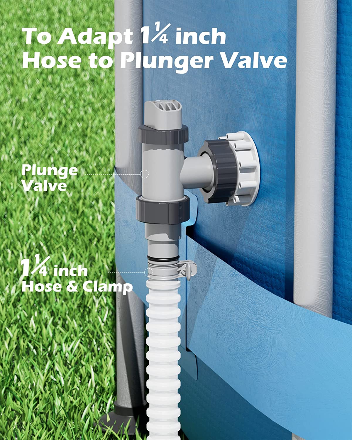 Replacement Hose Adapter W/collar For Threaded Connection Pumps