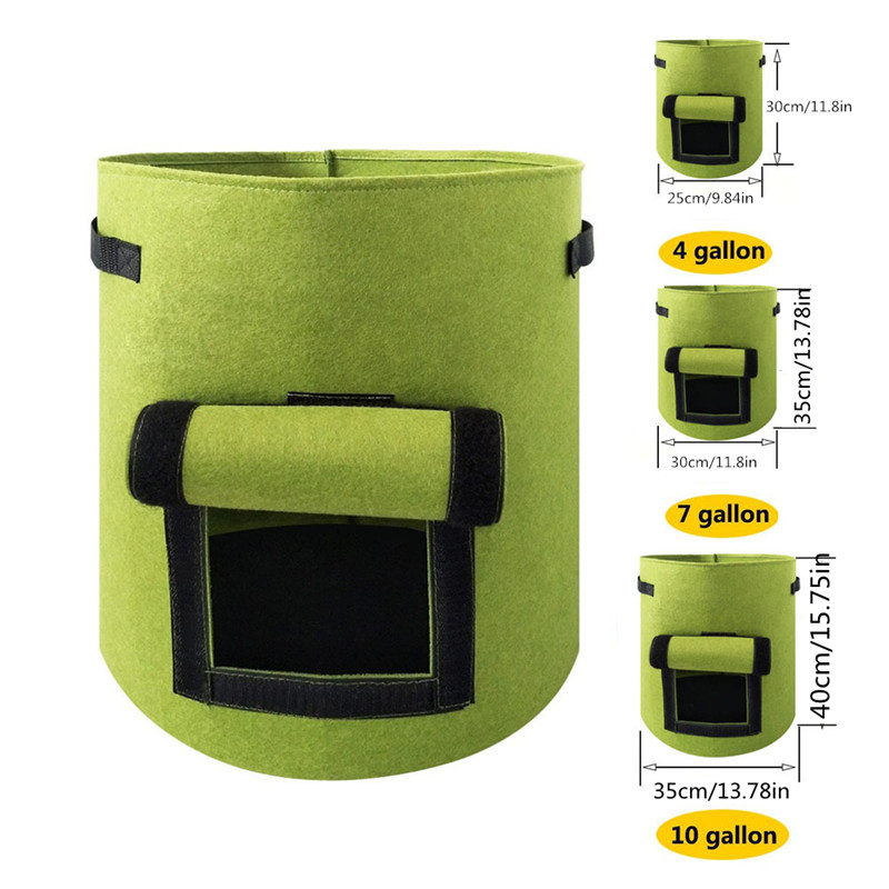 Grow Potatoes Thickened Plant Planting Bag Non Woven Fabric Felt Plant