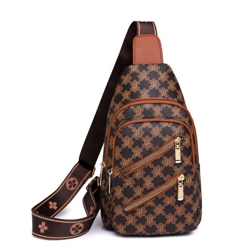 Louis Vuitton Double Zip Fabric Crossbody Bag In Other