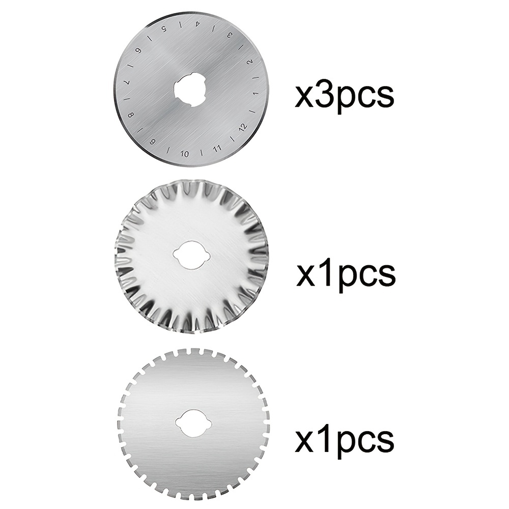 1pc 45mm/1.57inch Rotary Cutter Set Blades Fabric Circular