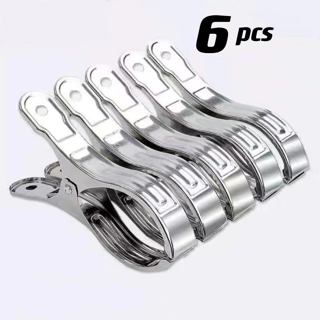 Small Stainless Steel Clips - Perfect For Drying Clothes & Quilts,  Windproof Clothesline Clips For Home Washing & Drying! - Temu