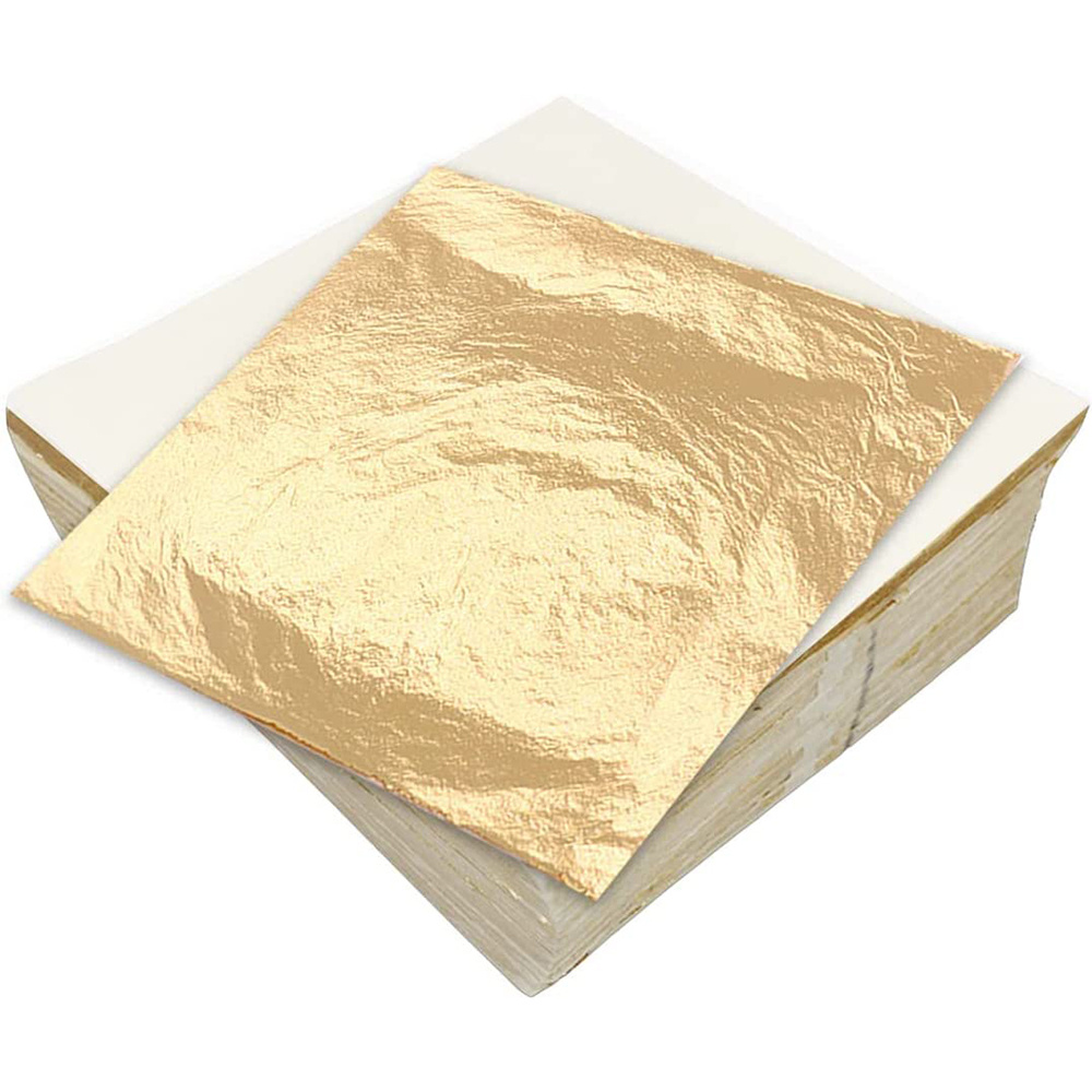 Imitation Golden Silvery Foil Paper Leaf Gilding Diy Art - Temu