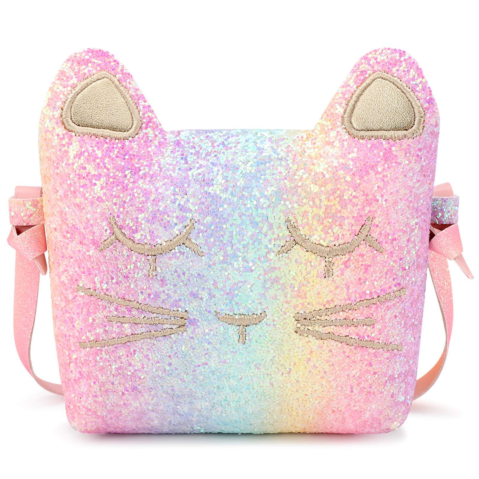 Cute Cat Shoulder Bag Children Crossbody Messenger Bags for Girls Kids  Small Handbag Cartoon Coin Purse Wallet Out cat snack bag - AliExpress