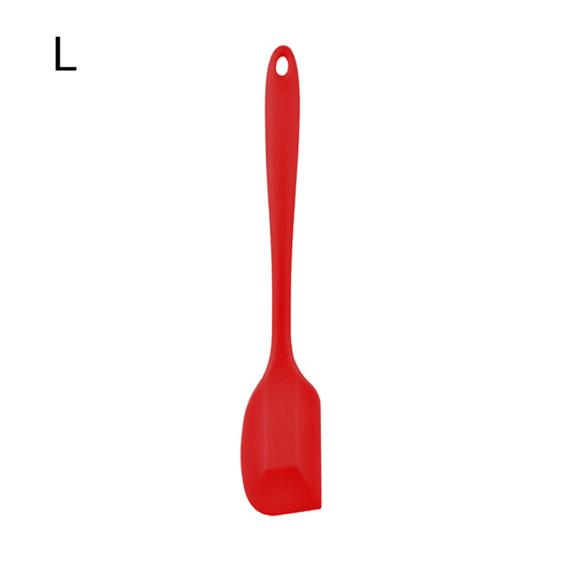Handy Housewares 9.5 Long Silicone Spatula Spreader, Bowl or Jar Scraper,  Great for Spreading Frosting or Icing on Cakes - Red 