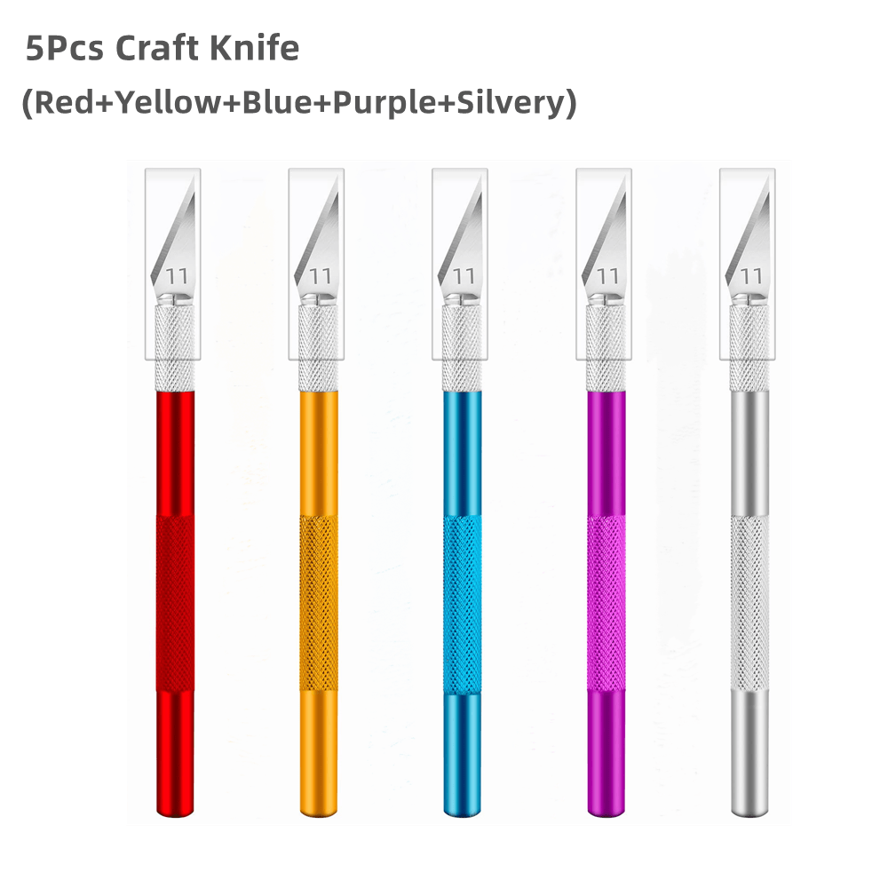 Colorful Craft Knife Kit Sharp Exacto Knife Set Precision - Temu