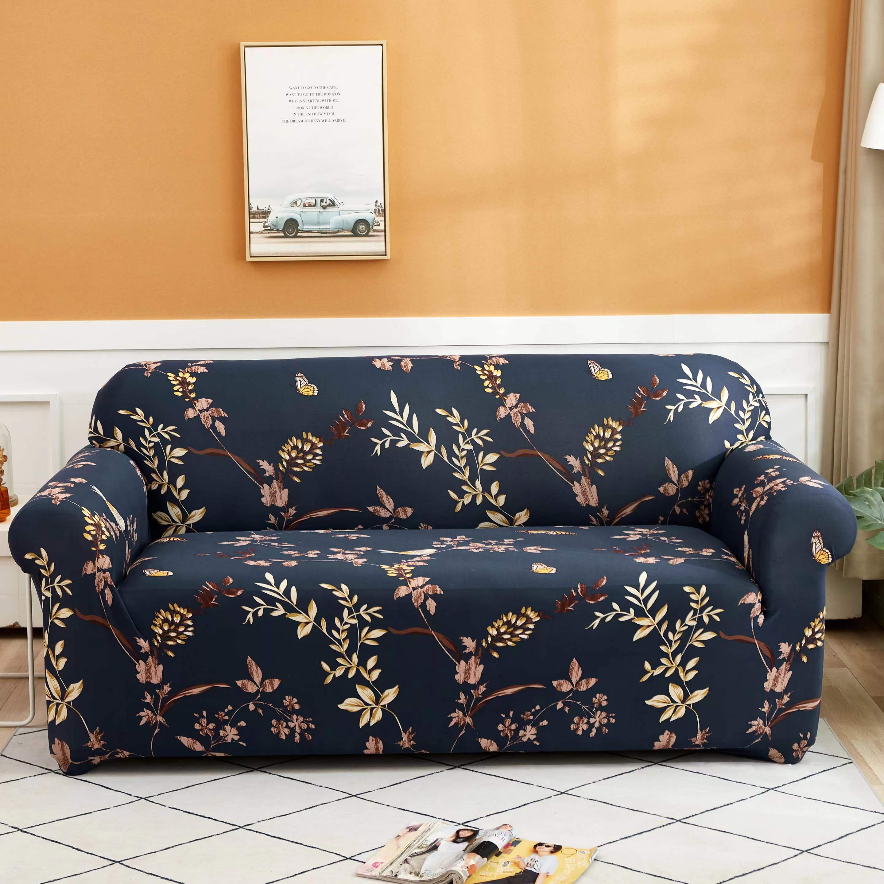 Sofa Slipcover 3 seater Stretch Sofa Cover Polyester Spandex Temu