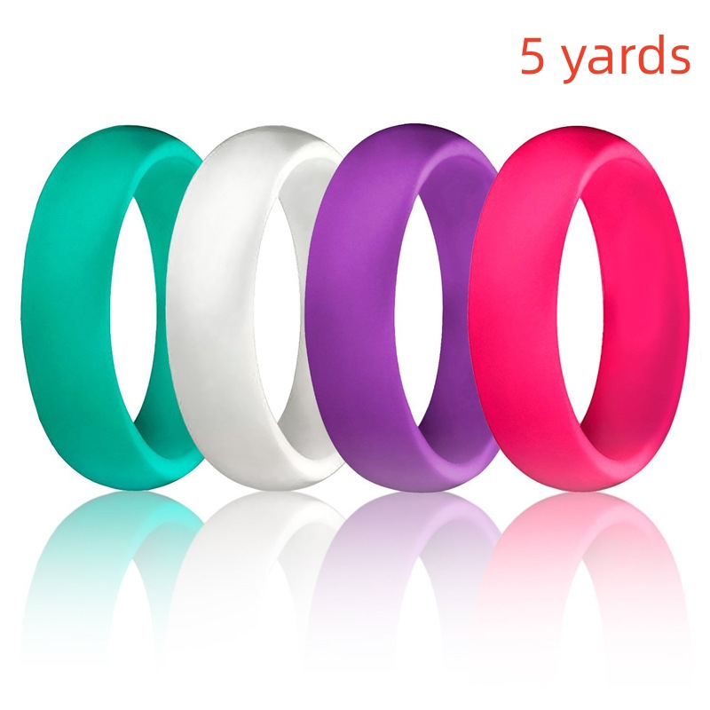 Silicone Ring Hypoallergenic Crossfit Flexible Rubber Finger