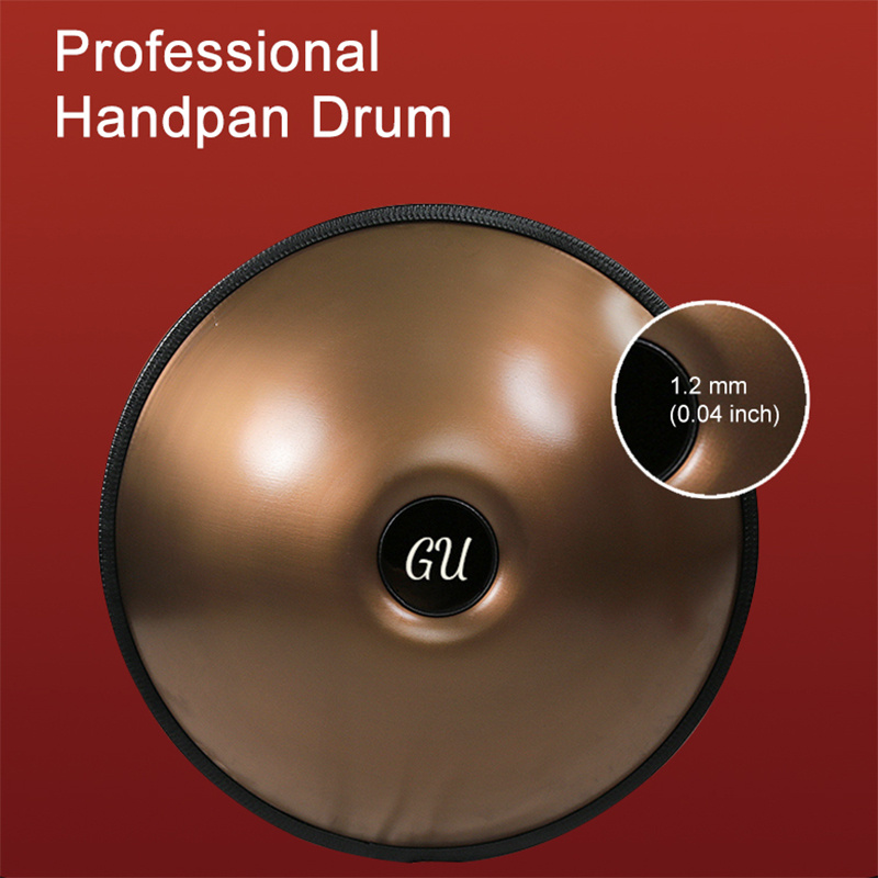 LLC - Drums Tambour Handpan Steel en D Mineur 9 Notes (D3 A BB