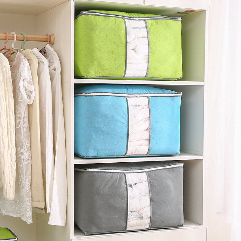 Large-capacity Storage Bag, Dustproof Blanket Zipper Organizer, Foldable Clothes  Bag With Handles - Temu