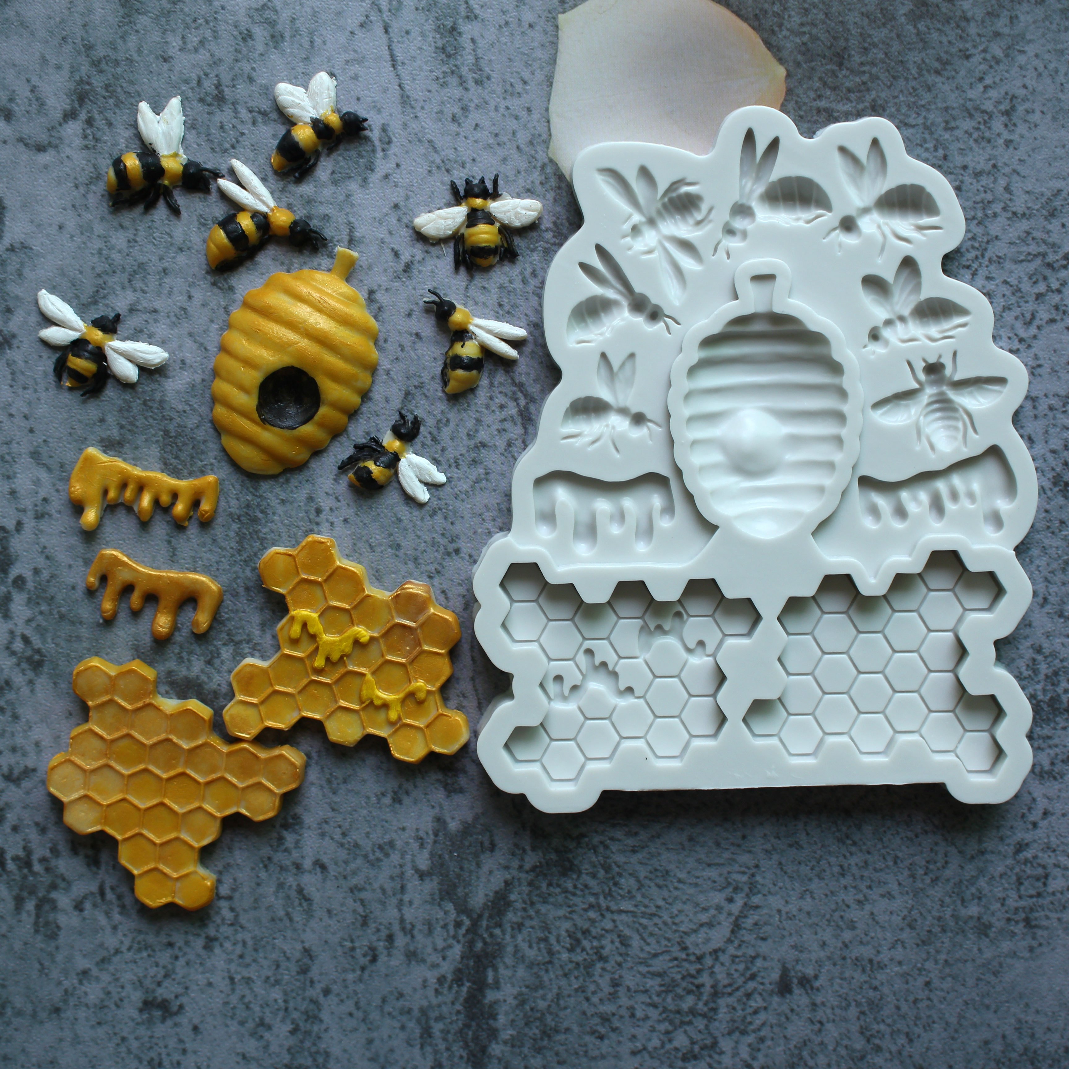 Silicone Bees Molds Candy Cupcakes Chocolate Temu