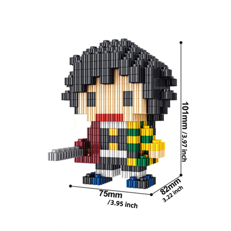 Demon Slayer Pixel Art, Building Blocks Bricks, Decoration Paintings