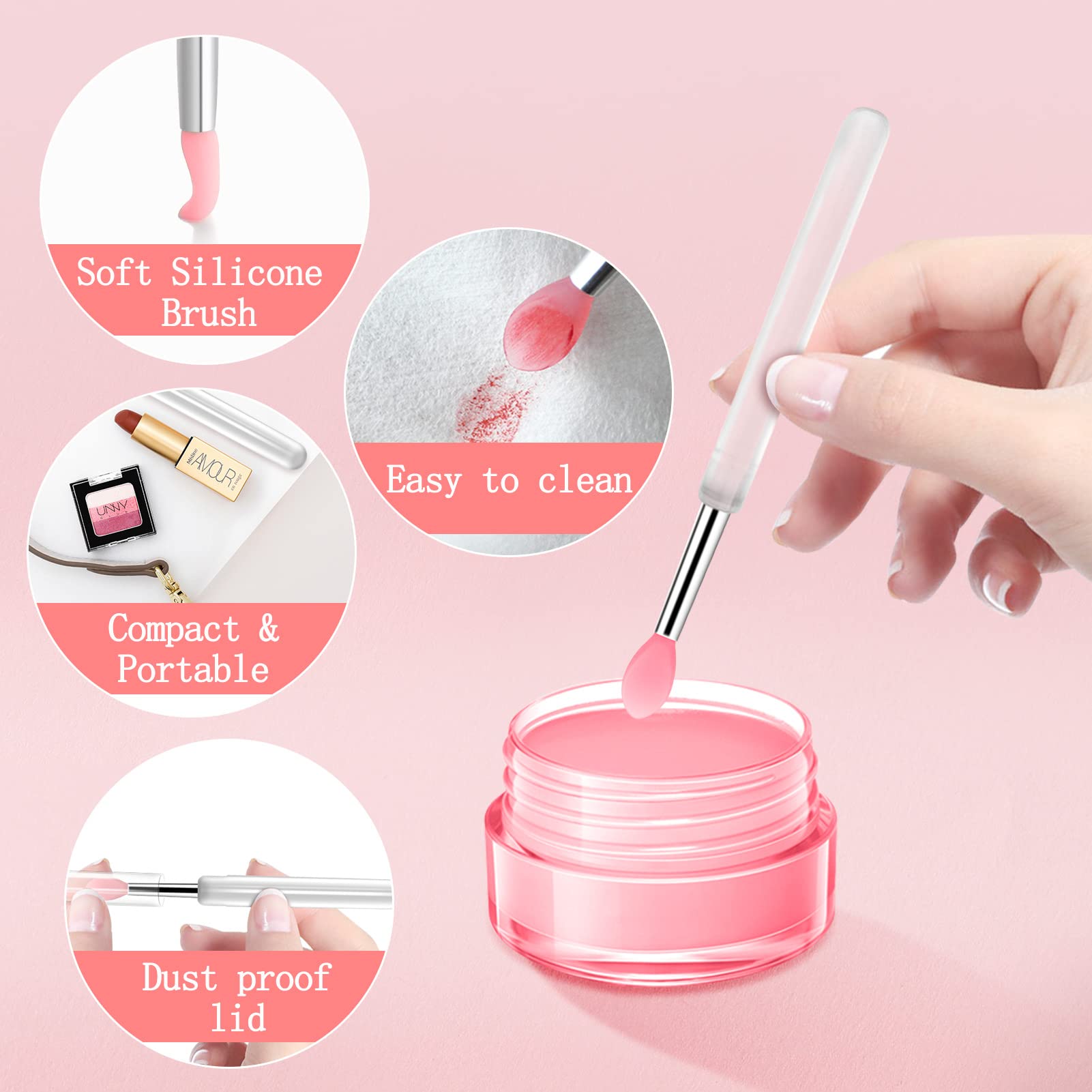 Silicone Lip Brushes Makeup Beauty Lipstick Brushes Lip - Temu