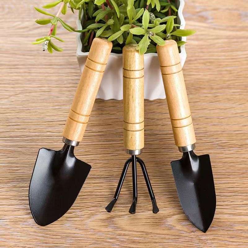 Mini Gardening Potting Tools Small Handheld Shovel Shovel Rake Gardening  Work Set Children's Toy Gift (stainless Steel)