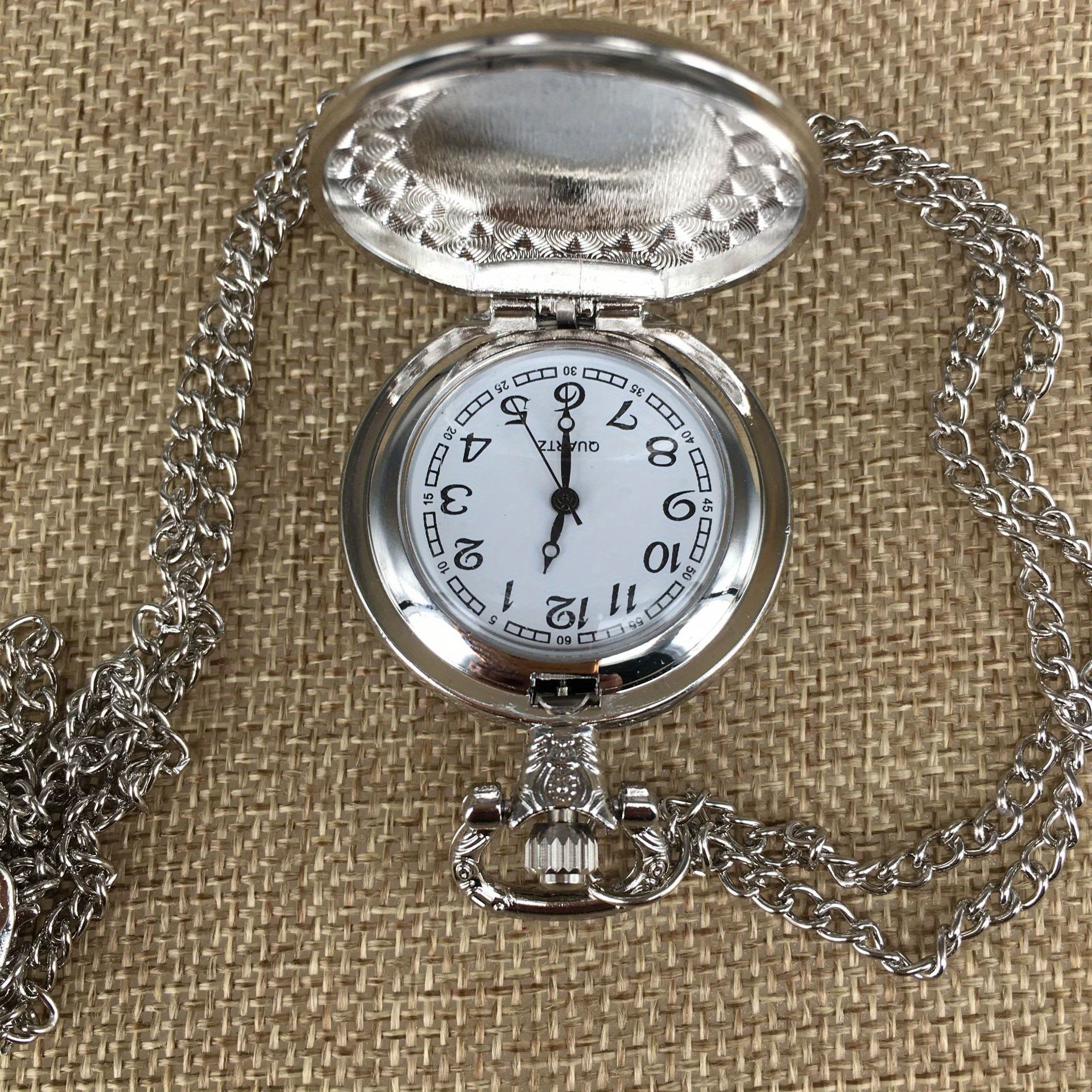 1pc Simple Retro Mens Pocket Watch Pocket Watch - Temu