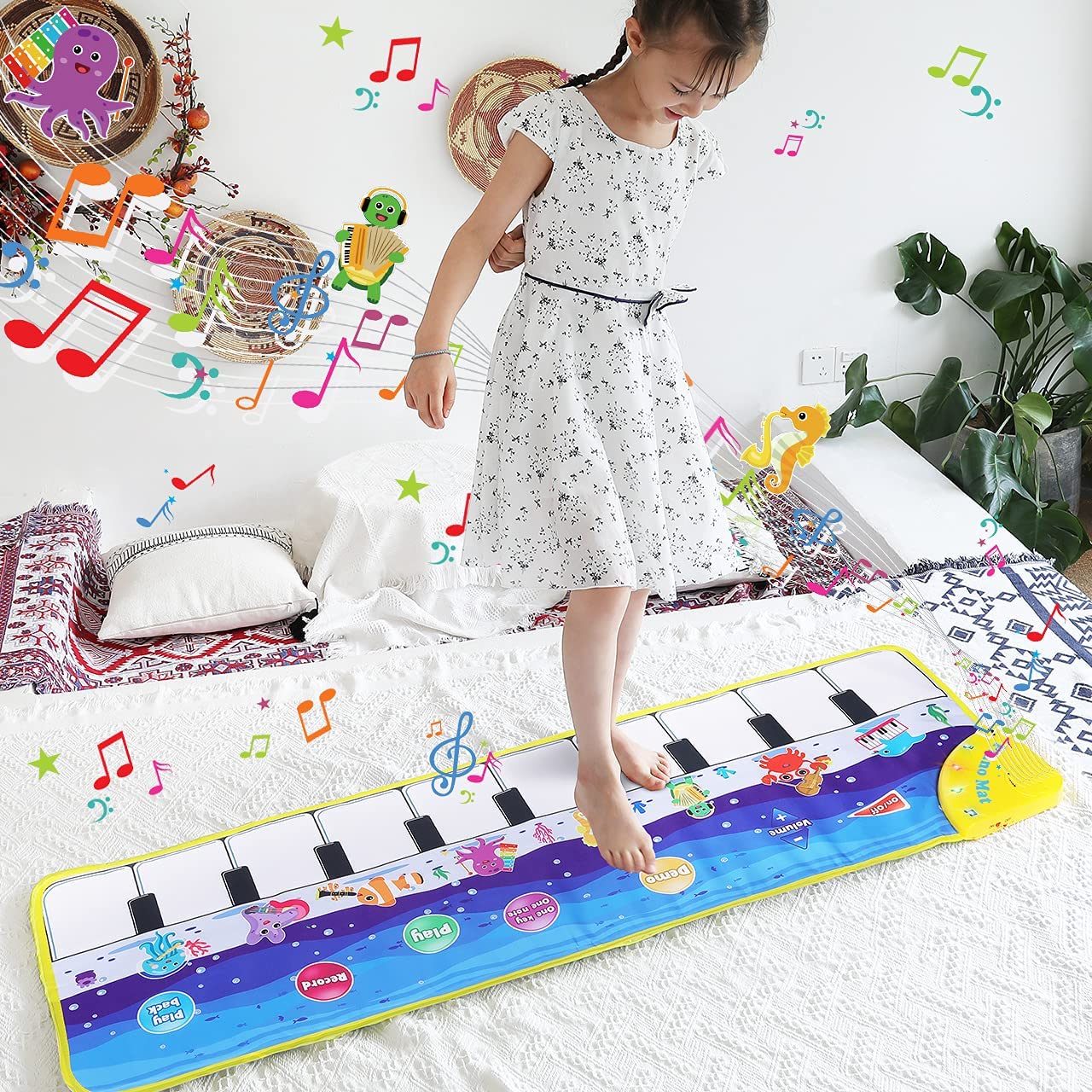 1 Peça Cobertor De Música Para Crianças Inicialização Eletrônica De Piano  Educação Precoce Etapa De Aprendizagem Carimbo De Rastejamento Tapete De  Jogo, Brinquedo Para Tapete De Piano Infantil, Tapete De Dança  Multifuncional