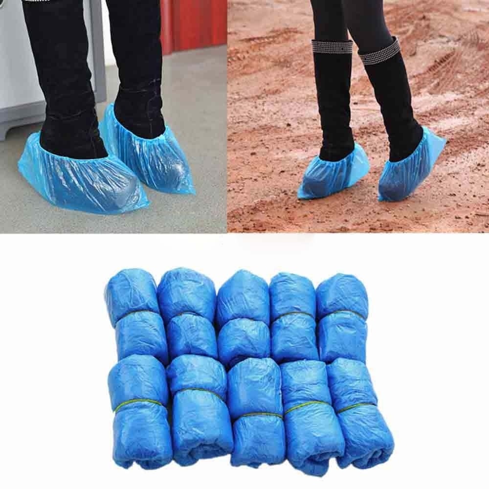 Plastic Disposable Shoe Covers Medical Waterproof Boot - Temu Netherlands