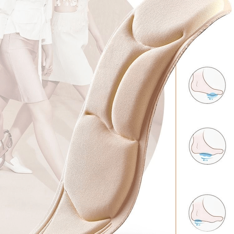 6D Ergonomic Shoe Insoles for Standing Comfort - Soft Cushioned Heel & Toe Relief, Breathable Sweat Absorbent Warmth, Anti- Thick Design for Men & Women, All-Day Support for Work, Running Errands, Shopping, Standing Comfort Insoles | Breathable Footwear | Thick Comfort Insoles, Shoe Accessories