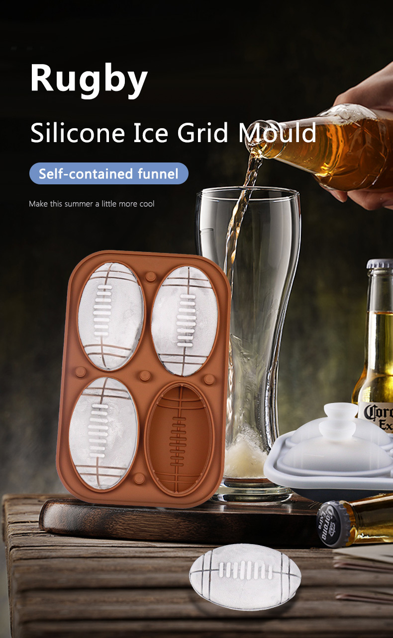 Whiskey Ice Mold Ice Cube Molds For Cocktails And Freezer Ice Ball Mold  With Self-Contained