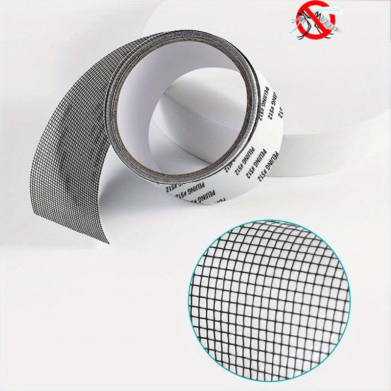 Huamade Strong Self Adhesive Window Screen Repair Tape Window Net Screen  Repair Patch Covering Up Holes Tears Anti-insect Mosquito Mesh