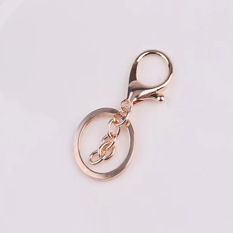 50pcs Keychain Long Lobster Clasp Key Hook Keyrings for Jewelry, Jewels Making Finding DIY Key Chains Accessories,Temu